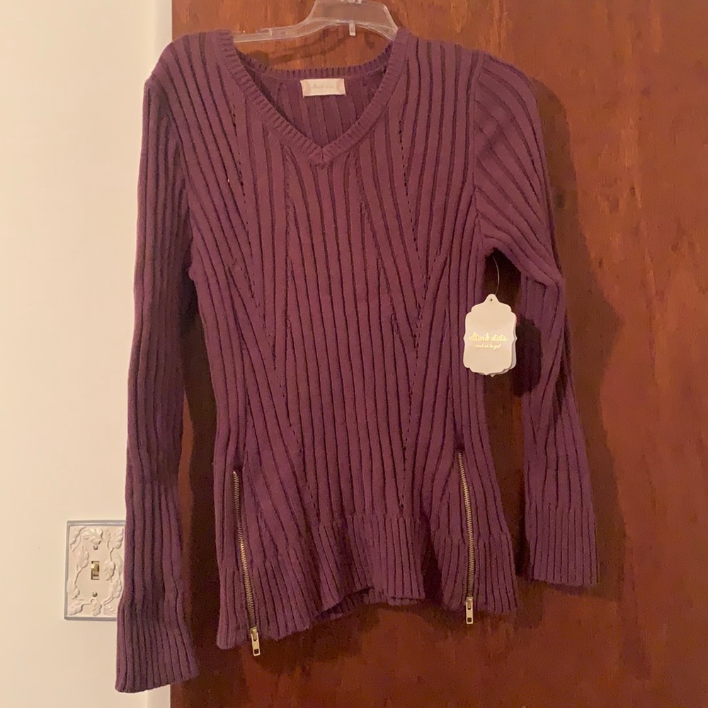 Purple sweater